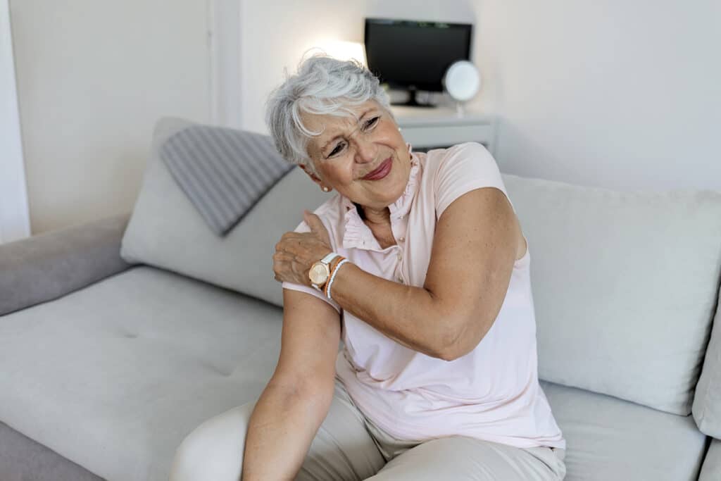 massage therapy for shoulder osteoarthritis