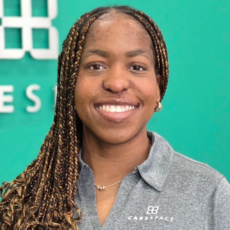 Ugo Okorie, Receptionist at CARESPACE