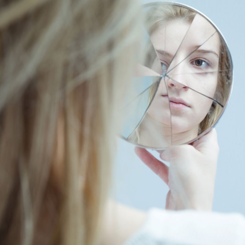 young woman with borderline personality disorder