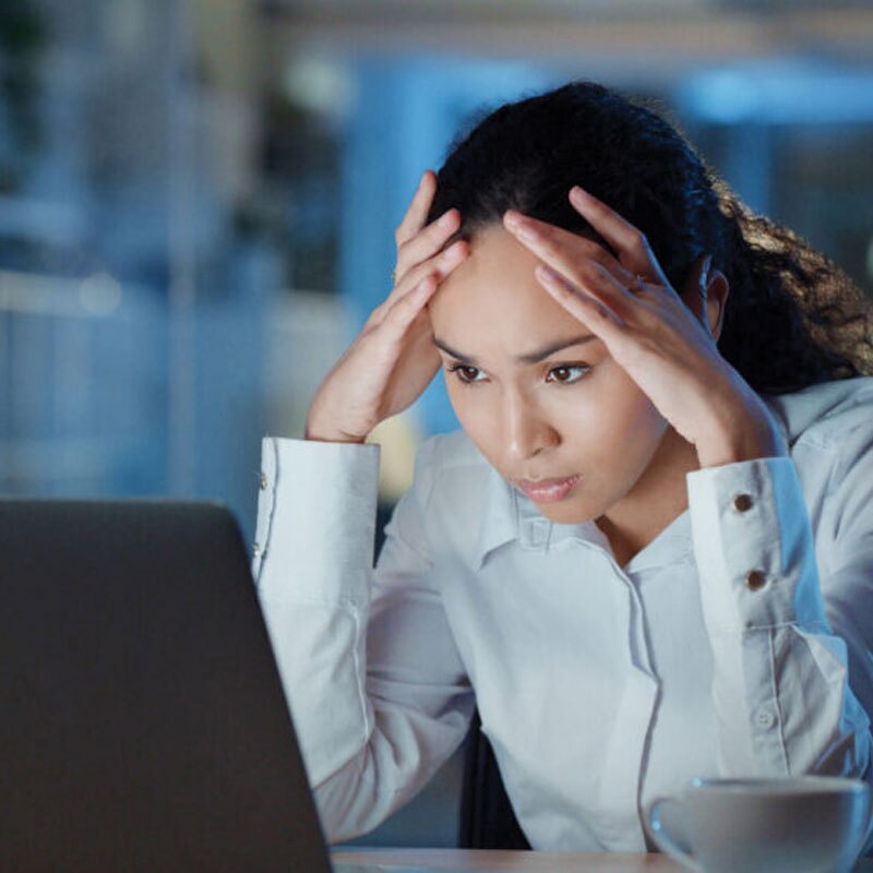 woman with adjustment disorder