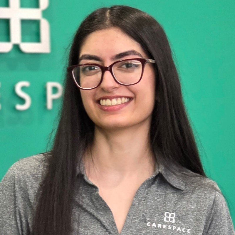 Toral Vaghela, Receptionist at CARESPACE