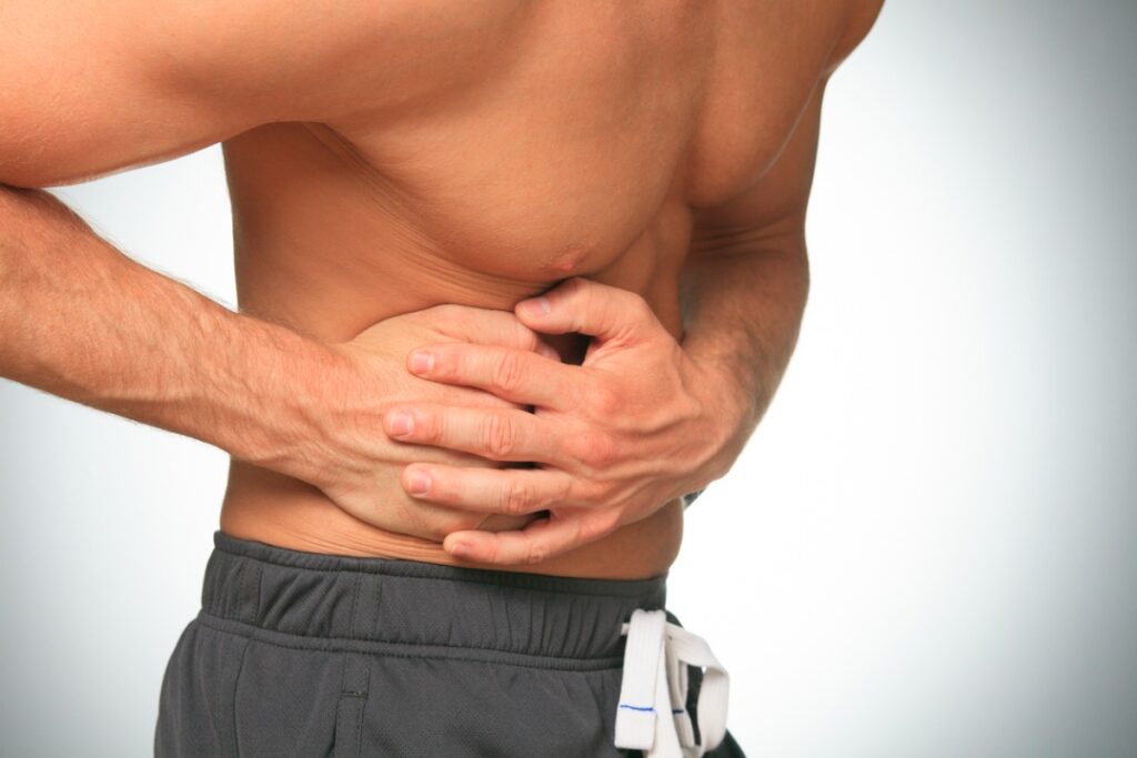 do rib strains go away on their own
