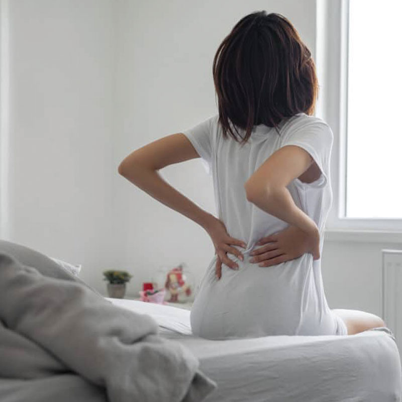 woman with chronic pain