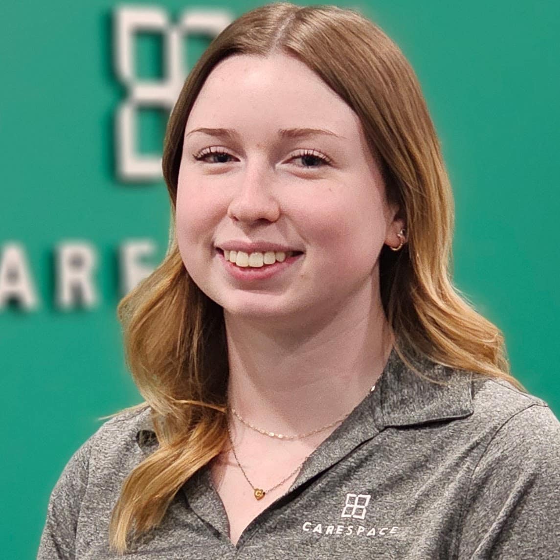 Friendly CARESPACE receptionist