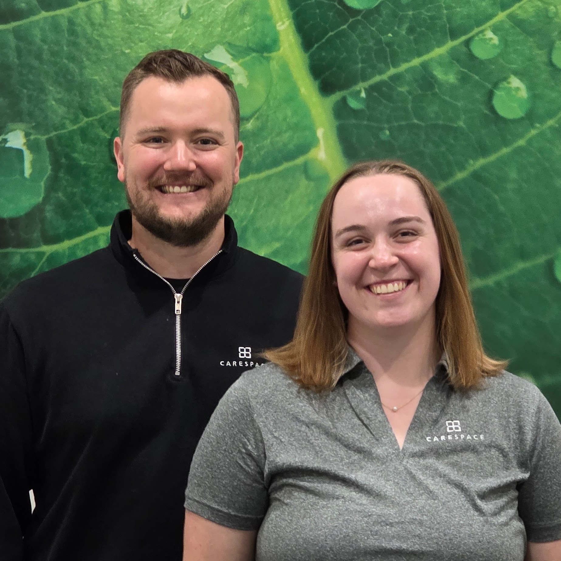 welcoming male and female chiropractors at carespace health+wellness