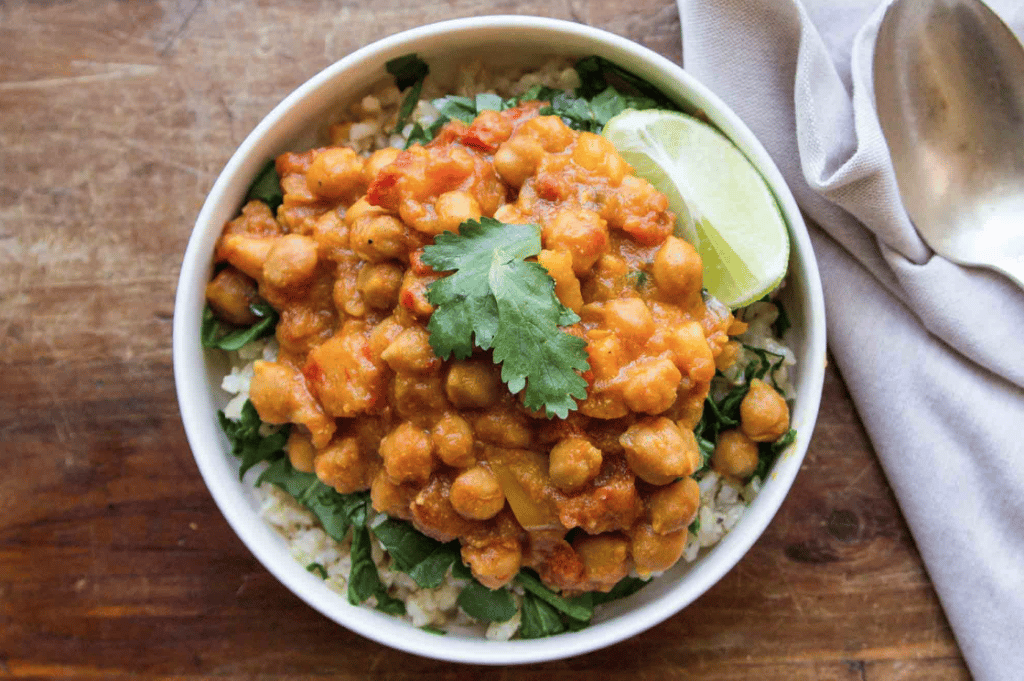chickpea curry - Recipe: Chickpea Curry!