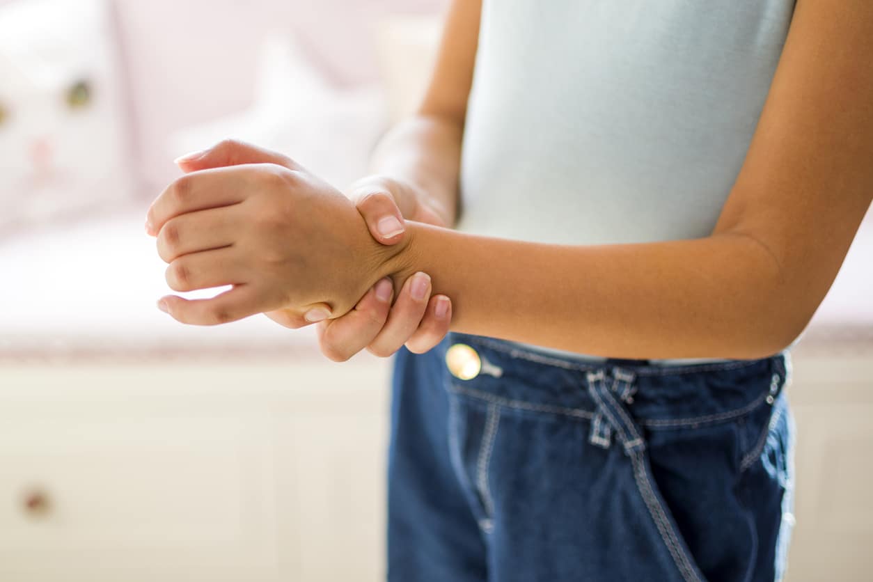 How do you stop wrist sprains from progressing?