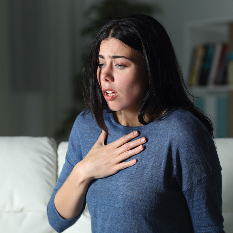 woman with health anxiety