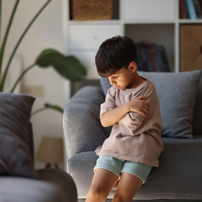 kid at home with child and adolescent issues