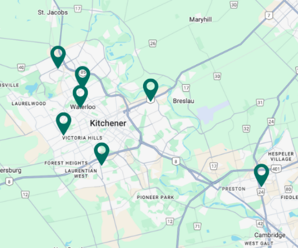 carespace locations 1 - Kitchener Osteopath