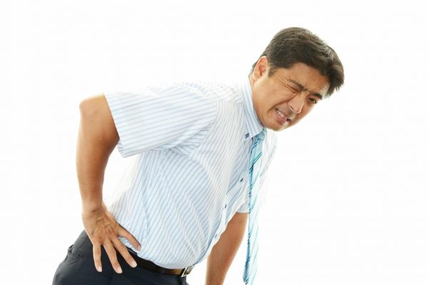 man with glute tendinopathy pain
